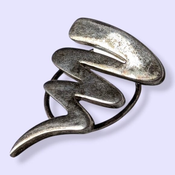 (2/$20) Vintage Distressed Scarf Clip - Picture 5 of 6